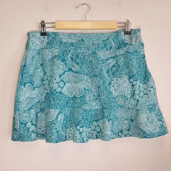 Tommy Bahama Women's Flounce Ruffle Hem Performance Golf Skort Sz XL Athletic - Picture 2 of 6